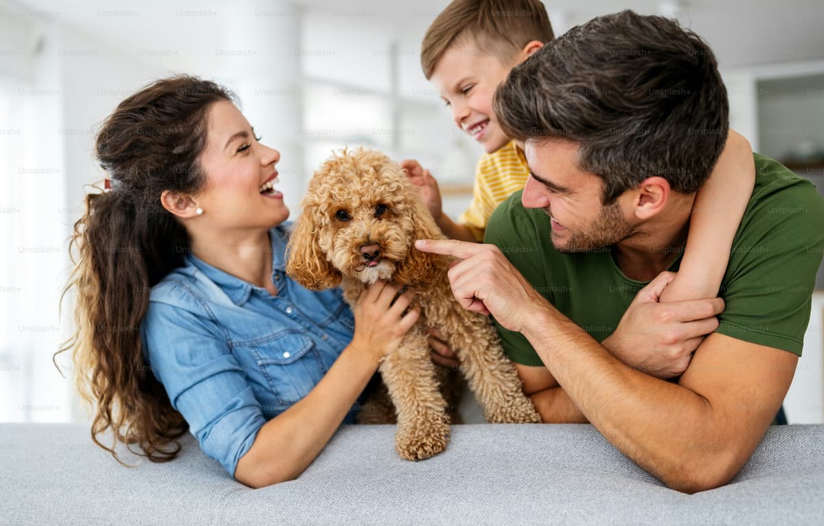 family with pets